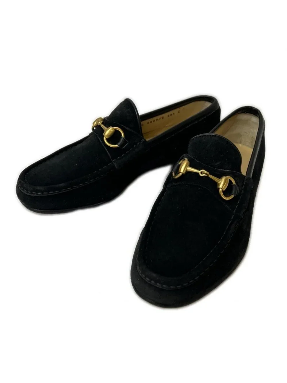 Gucci 110 2 Suede Horsebit Loafers
